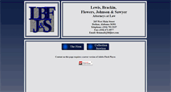 Desktop Screenshot of lbfjlaw.com
