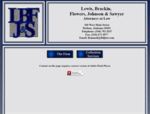 Tablet Screenshot of lbfjlaw.com